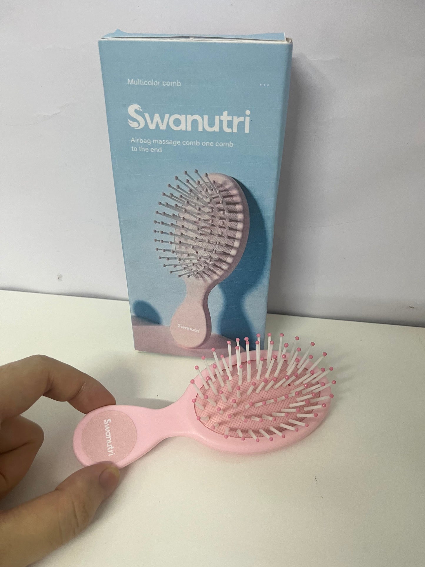 [Swanutri Combs]——Swanutri Mini Air Cushion Massage Comb - Portable Pocket Hairbrush