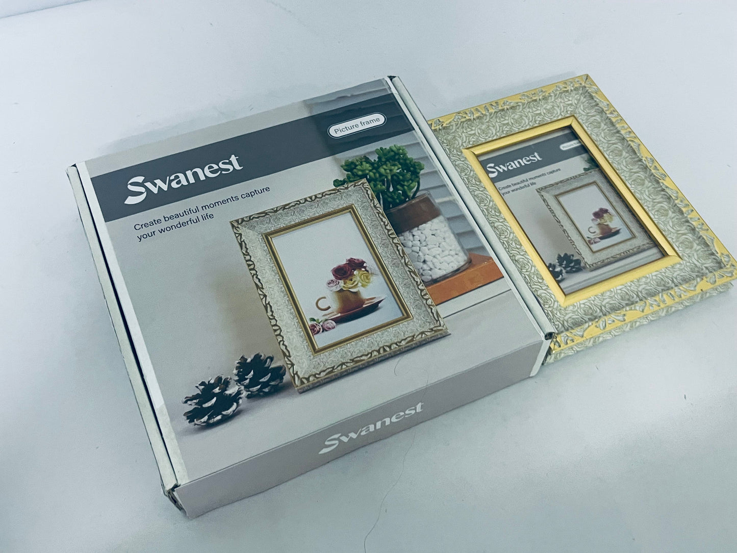 Swanest Artistic Pattern Picture Frame | Capture Wonderful Life Moments, Elevate Home Aesthetics