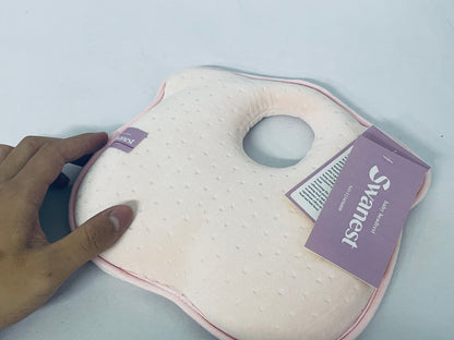Swanest Baby Head Shaping Pillow, Prevent Flat Head Syndrome, Breathable & Comfortable Newborn Pillow for 0-12 Months