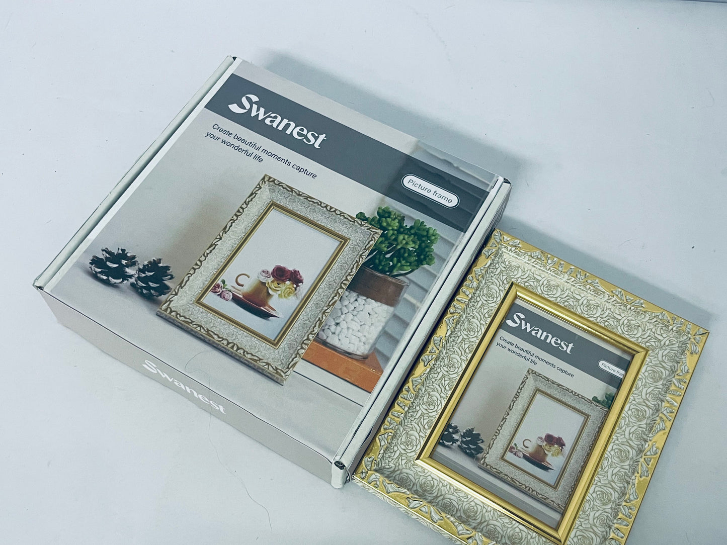 Swanest Artistic Pattern Picture Frame | Capture Wonderful Life Moments, Elevate Home Aesthetics