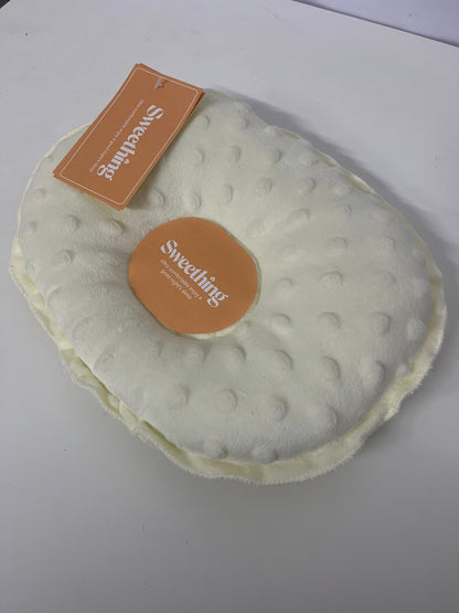 [Sweething Pillows]——Sweething Baby Head Shaping Pillow - Soothing Minky Dot Pillow for Newborns