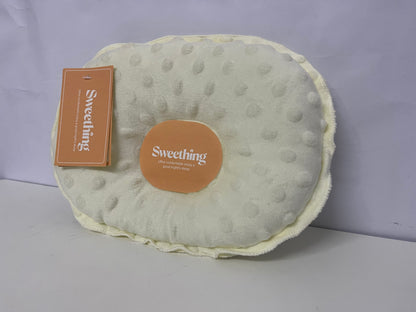 [Sweething Pillows]——Sweething Baby Head Shaping Pillow - Soothing Minky Dot Pillow for Newborns