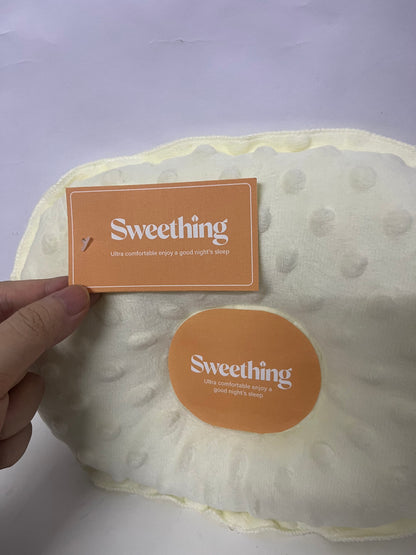 [Sweething Pillows]——Sweething Baby Head Shaping Pillow - Soothing Minky Dot Pillow for Newborns