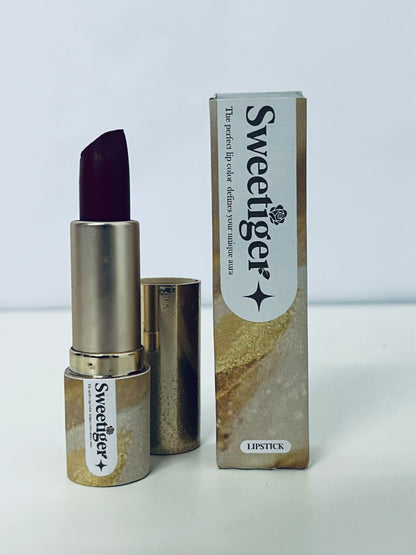 Sweetiger Lipstick Velvet Matte Lipstick High Pigmentation Long-Lasting Rich Color A Personality Shaper for Lip Aura