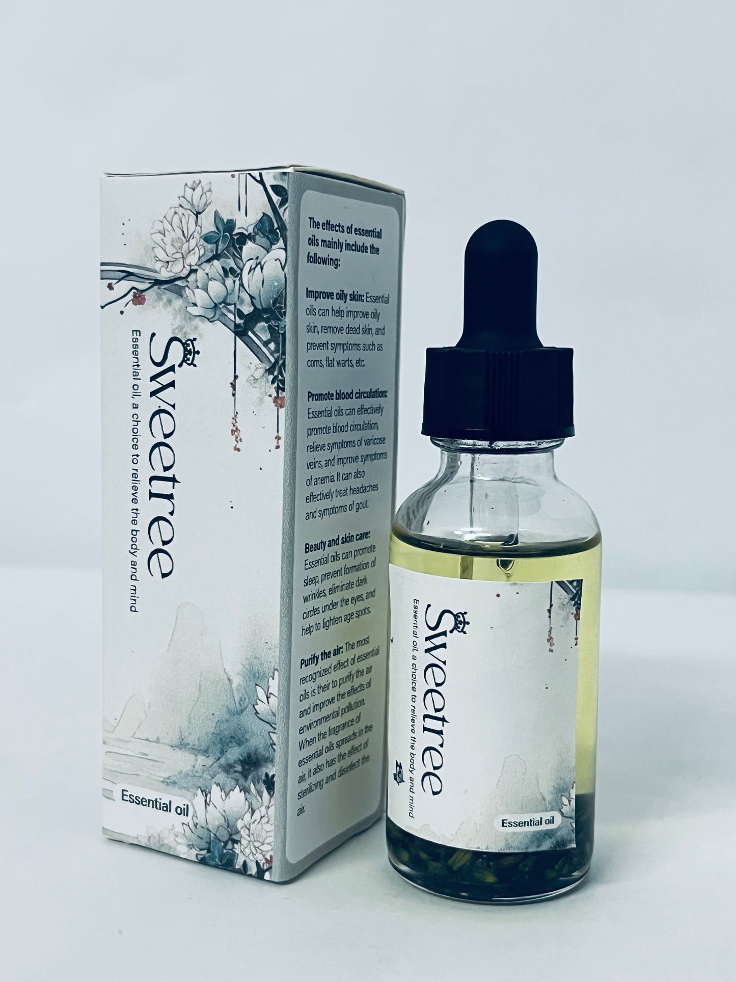 Sweetree Lavender Hydrating Oil for Face & Body, Peaceful and Calming Blend to Soothe and Hydrate Skin