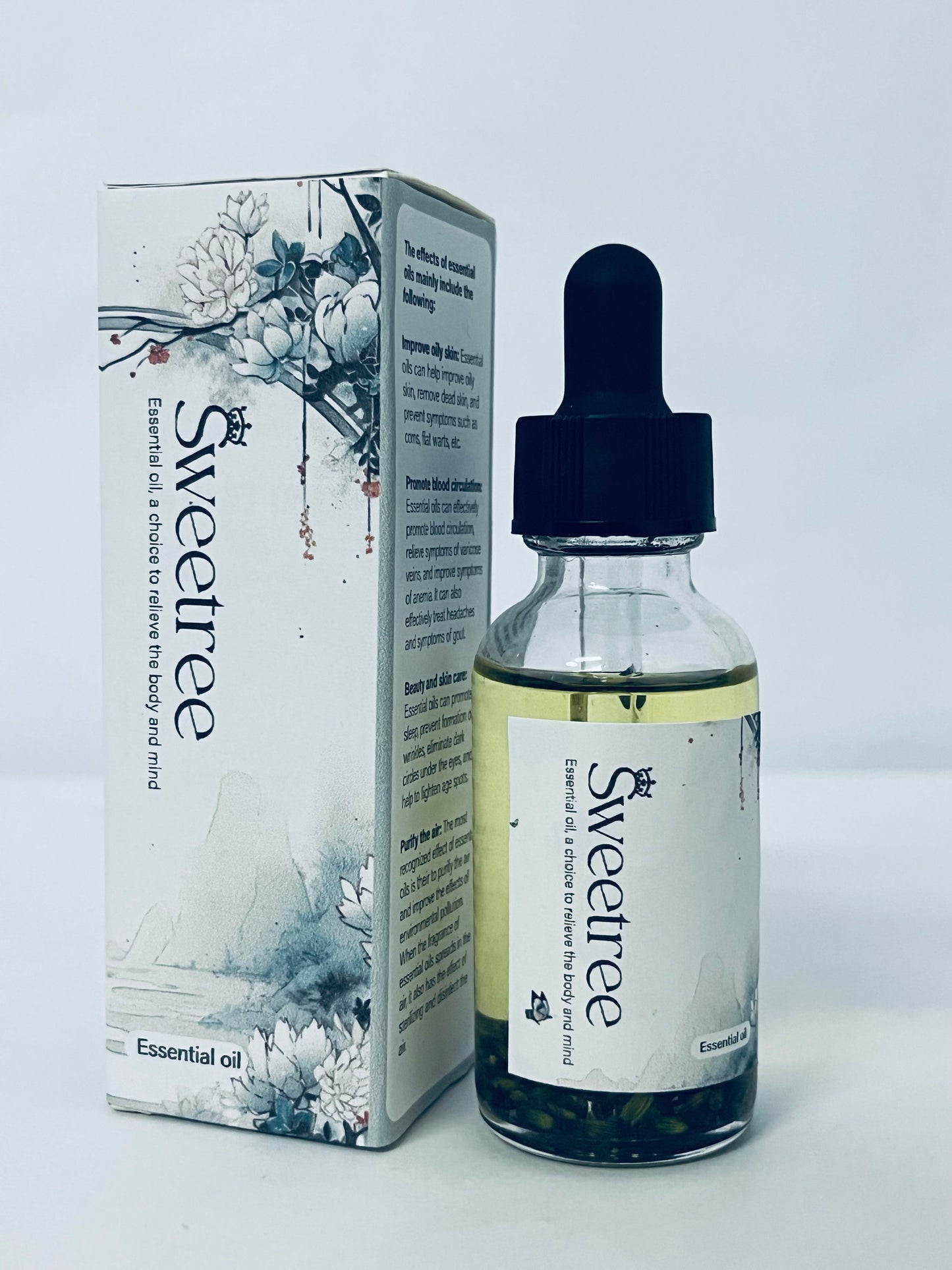 Sweetree Lavender Hydrating Oil for Face & Body, Peaceful and Calming Blend to Soothe and Hydrate Skin