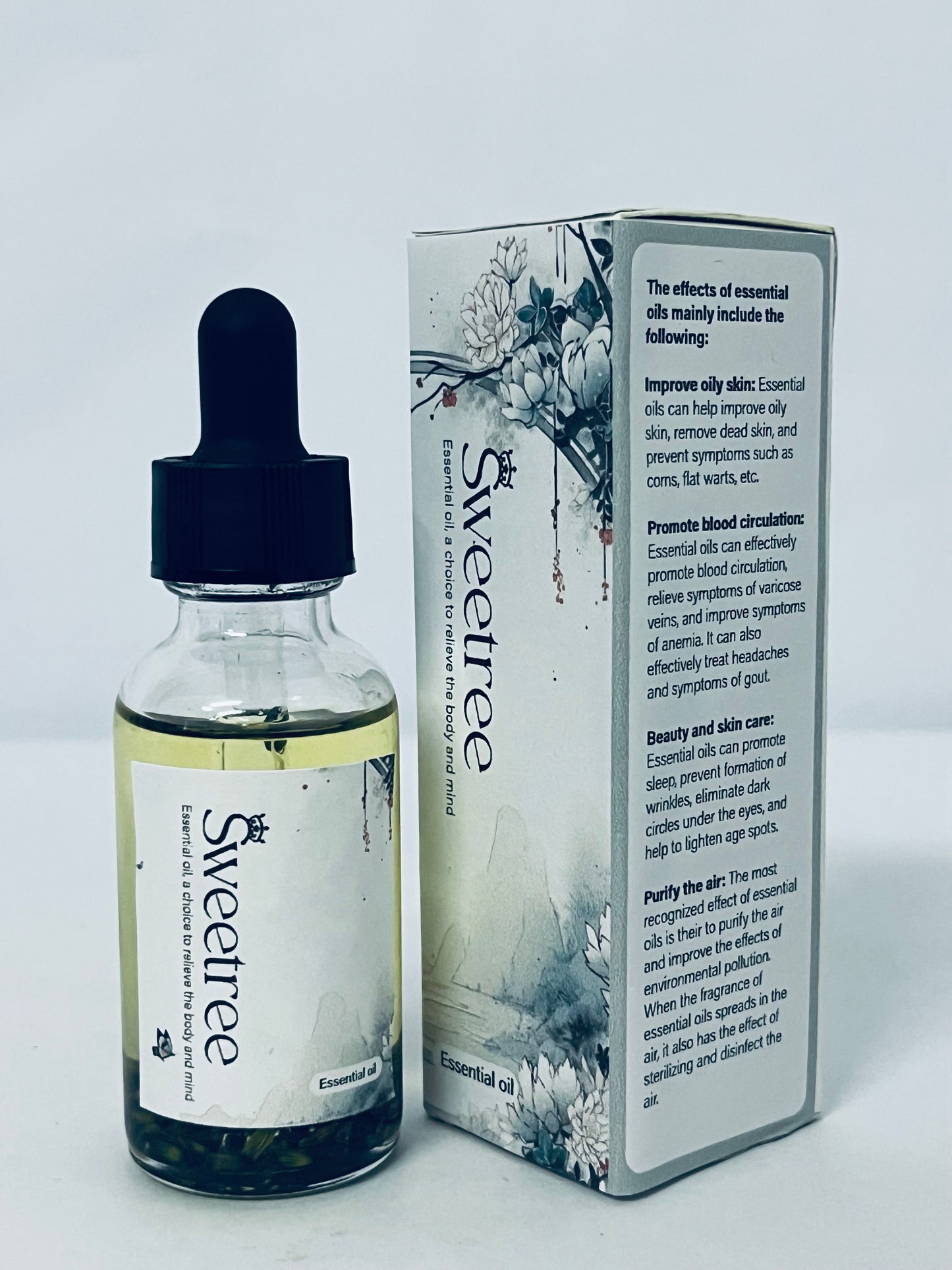 Sweetree Lavender Hydrating Oil for Face & Body, Peaceful and Calming Blend to Soothe and Hydrate Skin