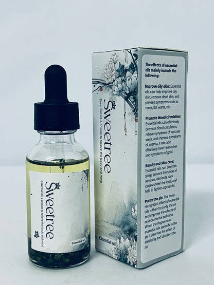 Sweetree Lavender Hydrating Oil for Face & Body, Peaceful and Calming Blend to Soothe and Hydrate Skin