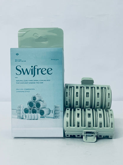 Swifree 3pcs Clip Hair Curler Lightweight Hair Styling Tools for Effortless and Curls and Styling Without Damage