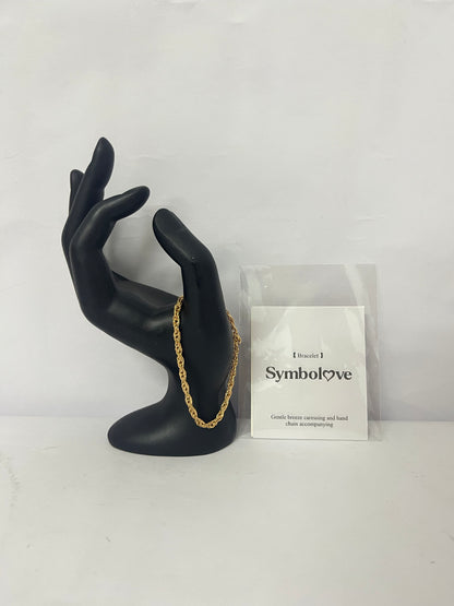 Symbolove Women Girls Barefoot Jewelry 18K Gold or Rose Gold Stainless Steel Heart/Rope/Figaro/Cuban Chain Anklet Foot Bracelet, 25-30 CM Long