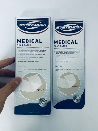 SYSTEMOON Waterproof Adhesive Island Dressing for Post-Surgery Recovery Surgical Incision Care & Shower Protection
