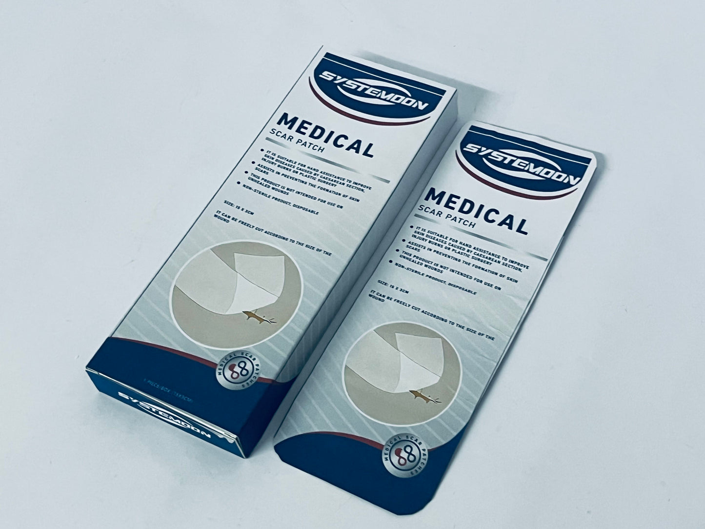 SYSTEMOON Waterproof Adhesive Island Dressing for Post-Surgery Recovery Surgical Incision Care & Shower Protection