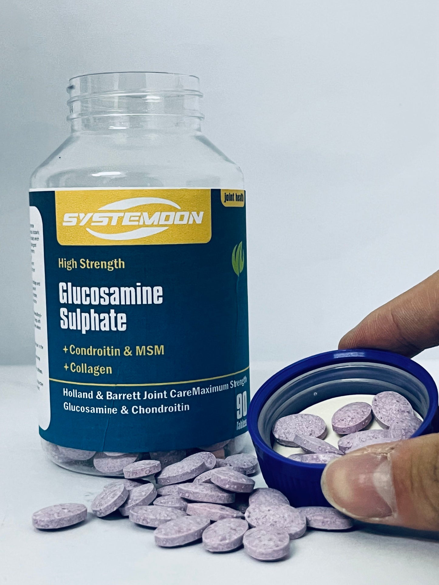 SYSTEMOON Glucosamine Sulfate Dietary supplements Non-GMO Gluten Free