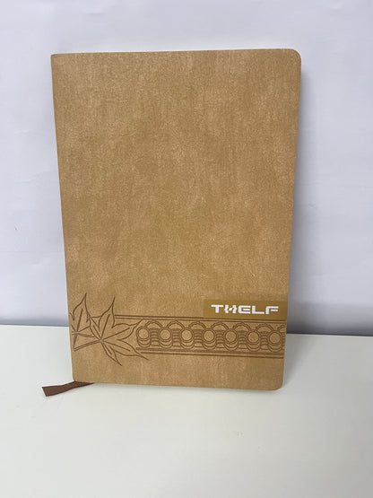 THELF Vintage Textured Notebook with Beige Lined Pages, Essential for Office, Study, Journaling & Gifting