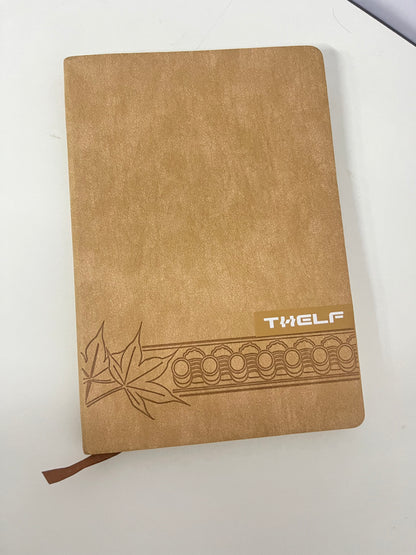 THELF Vintage Textured Notebook with Beige Lined Pages, Essential for Office, Study, Journaling & Gifting