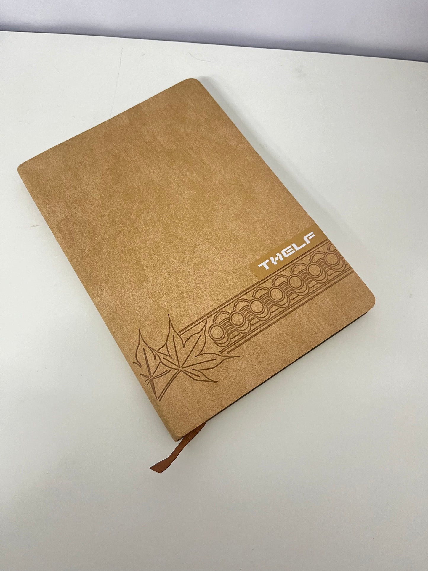 THELF Vintage Textured Notebook with Beige Lined Pages, Essential for Office, Study, Journaling & Gifting