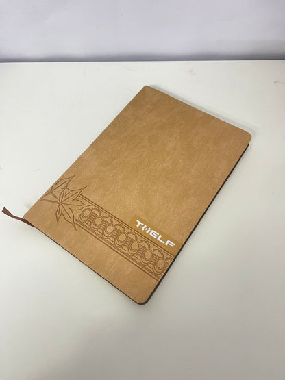 THELF Vintage Textured Notebook with Beige Lined Pages, Essential for Office, Study, Journaling & Gifting