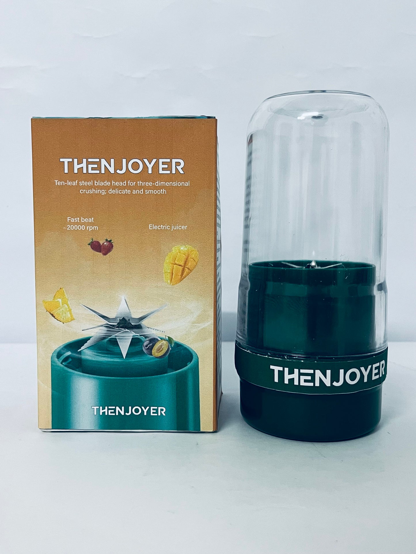 THENJOYER Juicer Machines, Fit Whole Fruits & Vegetables Easy to Clean, High Juice Yield