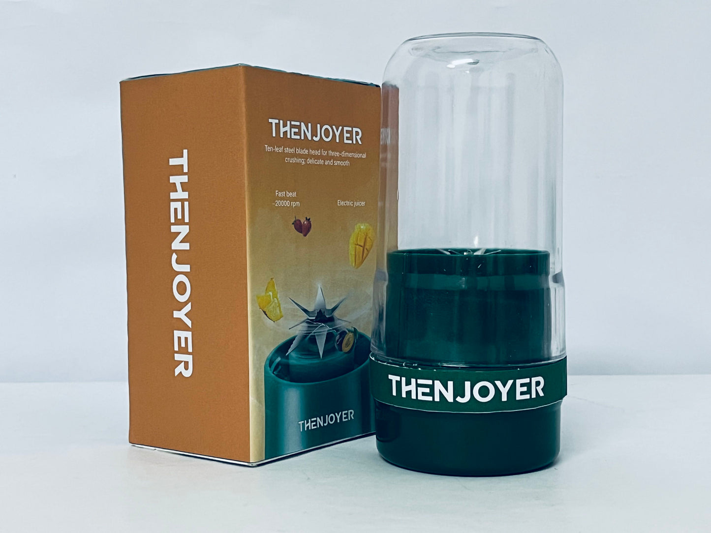THENJOYER Juicer Machines, Fit Whole Fruits & Vegetables Easy to Clean, High Juice Yield