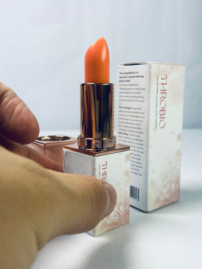 THROBIO Color Lipstick, Shimmer, Bronzed Peach
