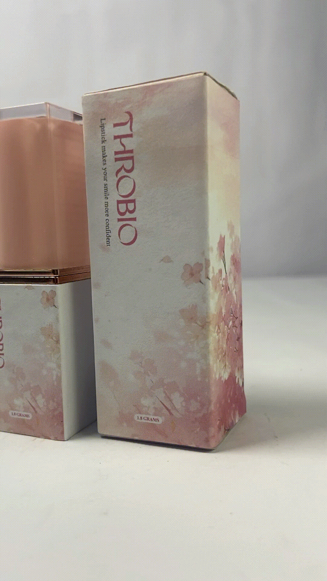 THROBIO Color Lipstick, Shimmer, Bronzed Peach