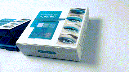 THROBIO 9-pan blue eyeshadow palette