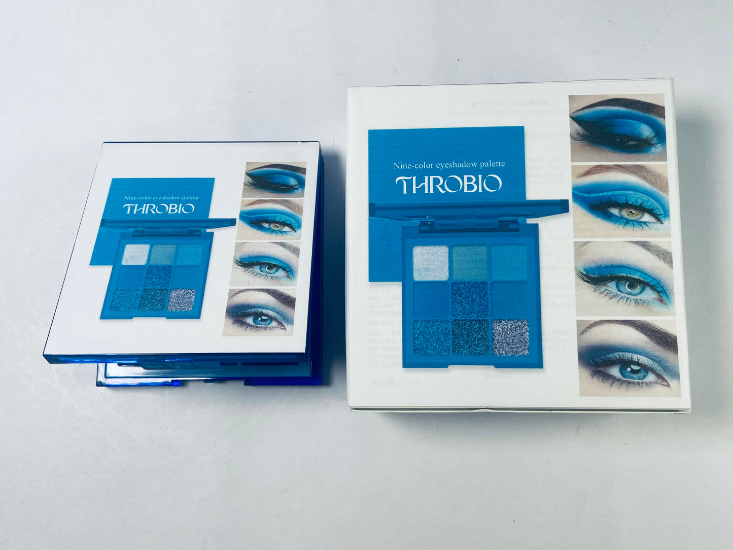 THROBIO 9-pan blue eyeshadow palette
