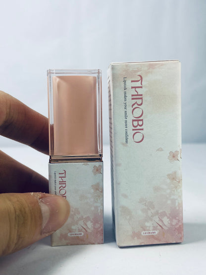 THROBIO Color Lipstick, Shimmer, Bronzed Peach