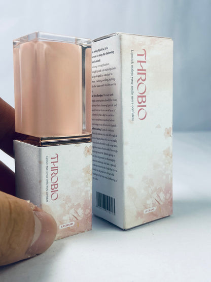 THROBIO Color Lipstick, Shimmer, Bronzed Peach