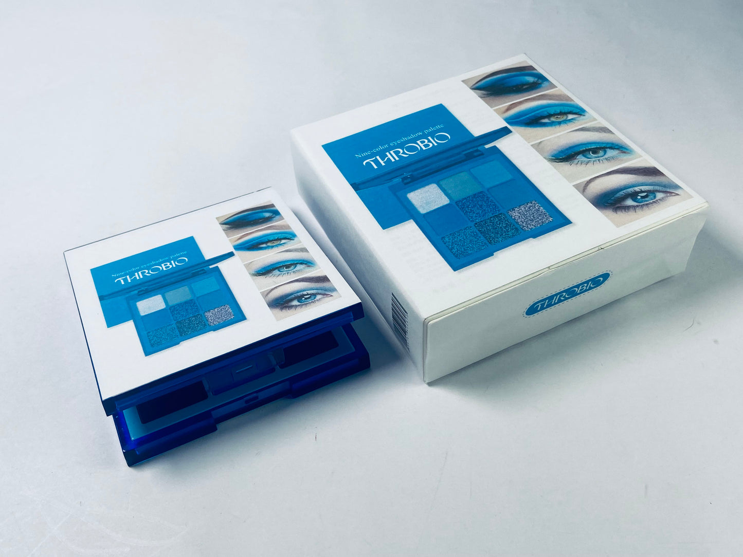 THROBIO 9-pan blue eyeshadow palette