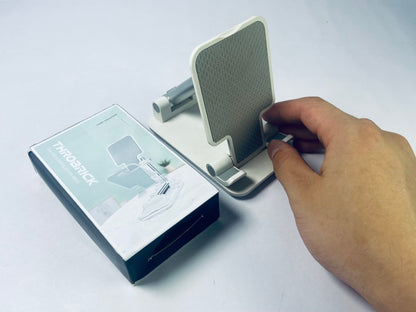 THROBRICK Universal Smartphone Mount Holder. Rotates 360° for Vertical & Horizontal Adjustments. Secure Grip for All Phones
