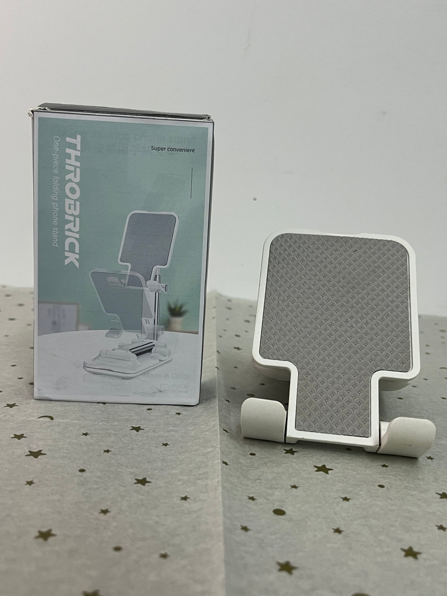 THROBRICK Universal Smartphone Mount Holder. Rotates 360° for Vertical & Horizontal Adjustments. Secure Grip for All Phones