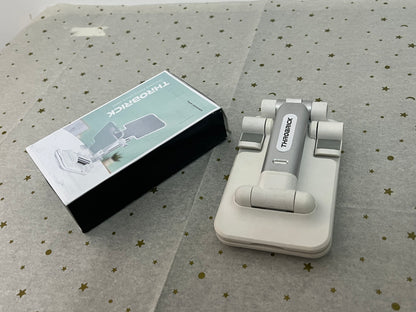 THROBRICK Universal Smartphone Mount Holder. Rotates 360° for Vertical & Horizontal Adjustments. Secure Grip for All Phones