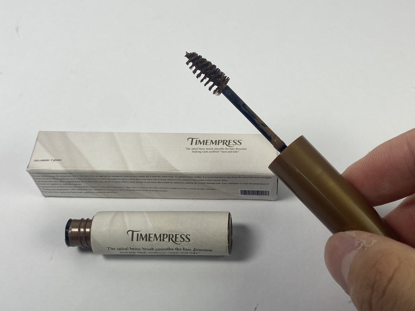 TIMEMPRESS Mascara Mascara - Thickening, Conditioning & Lengthening Black Mascara, Smudge- & Flake-Free, Suitable for Sensitive Eyes