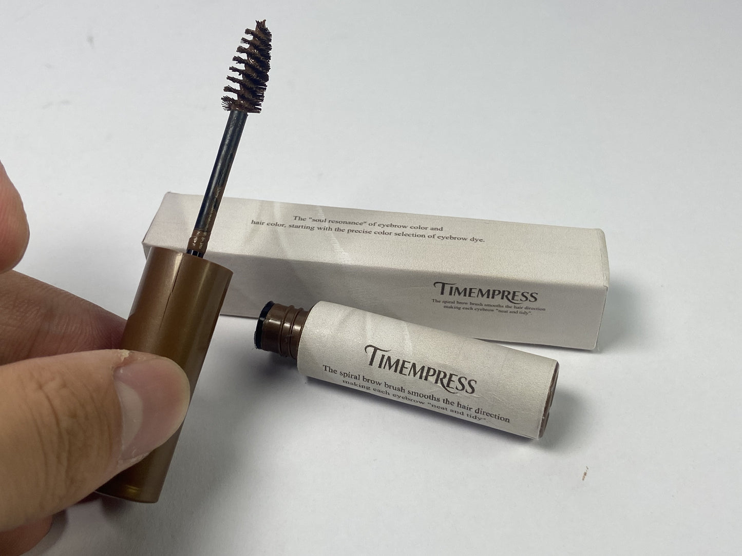 TIMEMPRESS Mascara Mascara - Thickening, Conditioning & Lengthening Black Mascara, Smudge- & Flake-Free, Suitable for Sensitive Eyes