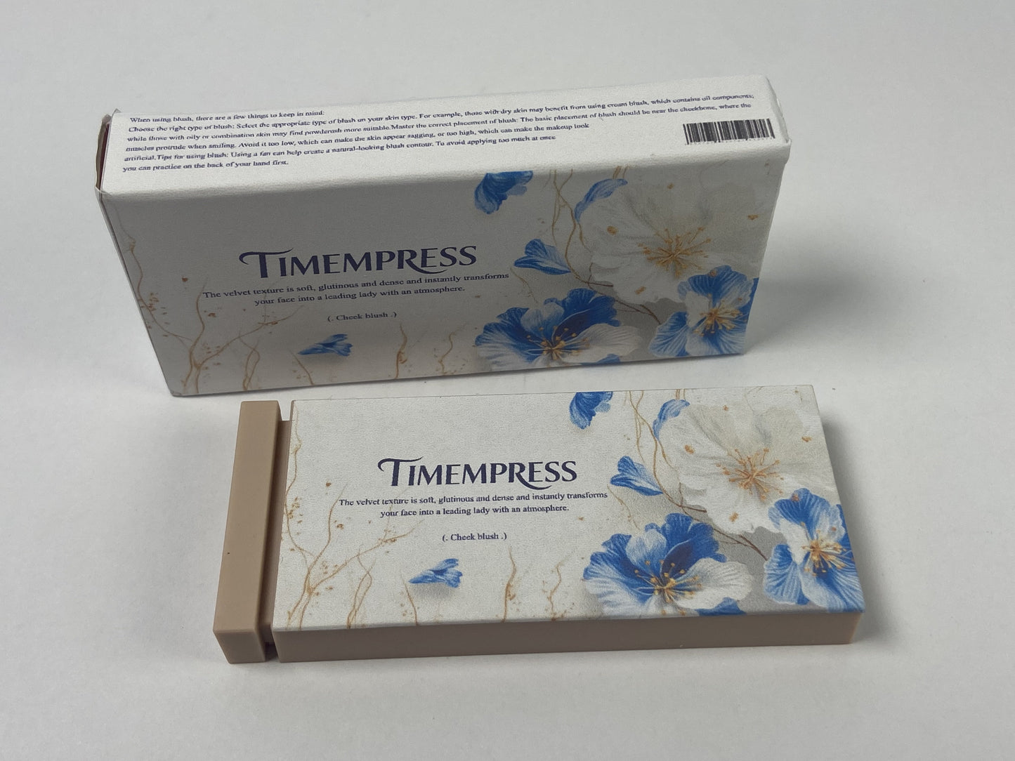 TIMEMPRESS Blusher Lovely Blusher Glowing & Natural Powder Blush with Long-Lasting Sebum Control Easy Application Perfect for Gift