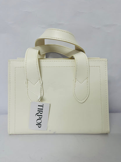 TIRPOP White Suede Handbag Purses Tote Bags for Women