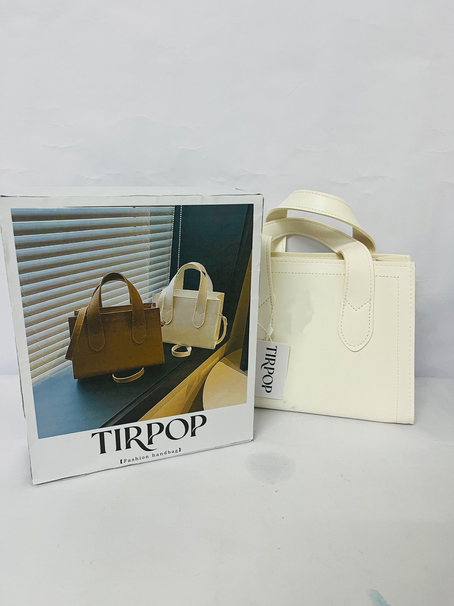TIRPOP White Suede Handbag Purses Tote Bags for Women