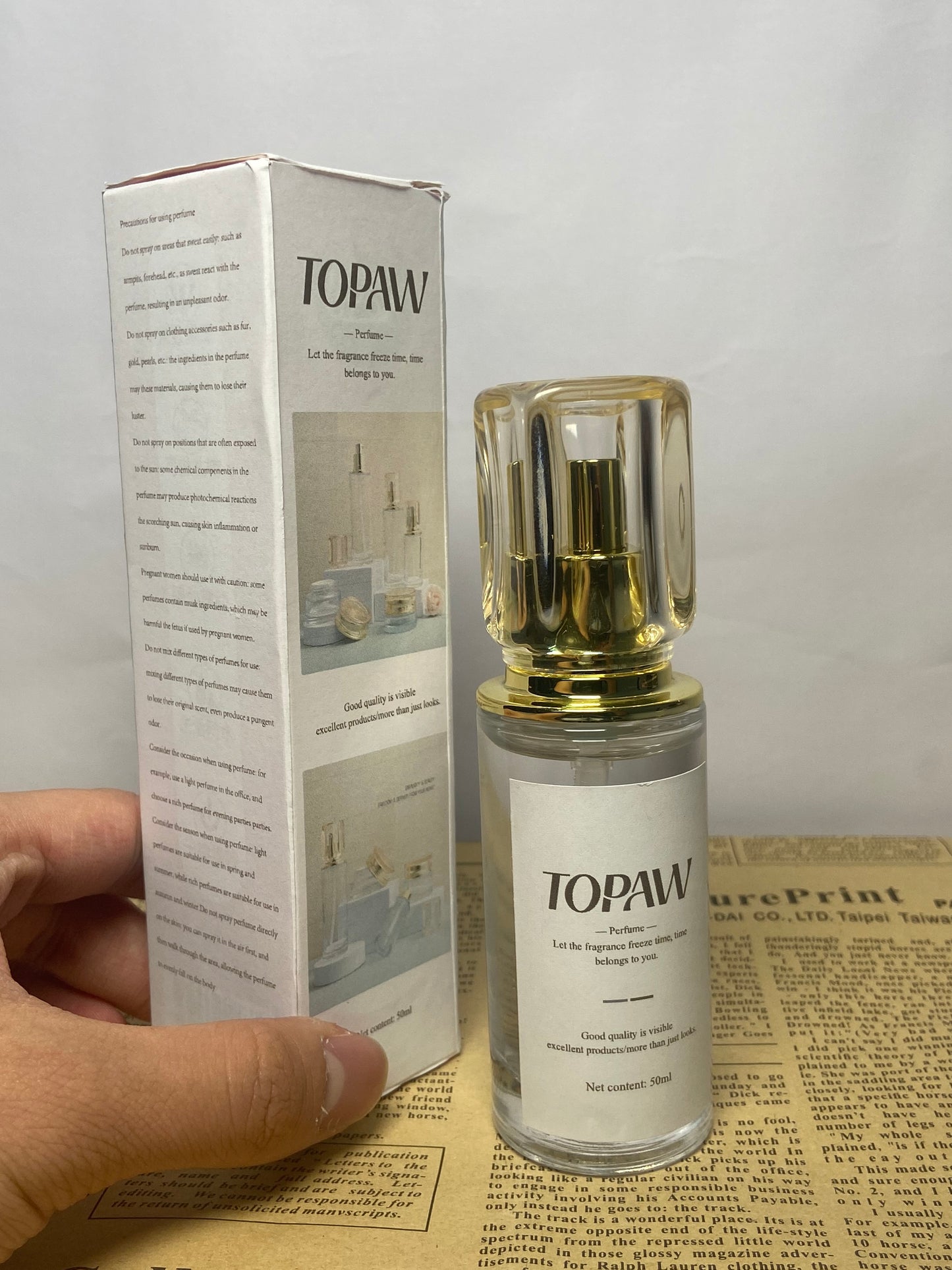 TOPAW Beauty Perfumes with a mysterious sense of confident 50ml