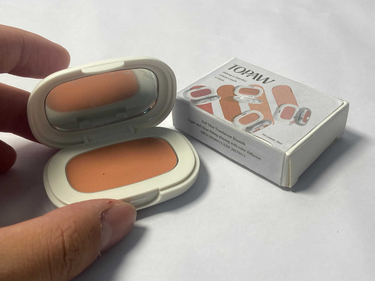TOPAW Blusher, Lightweight, Smooth, Blendable, Long-lasting All-Day Face Enhancing Makeup Color