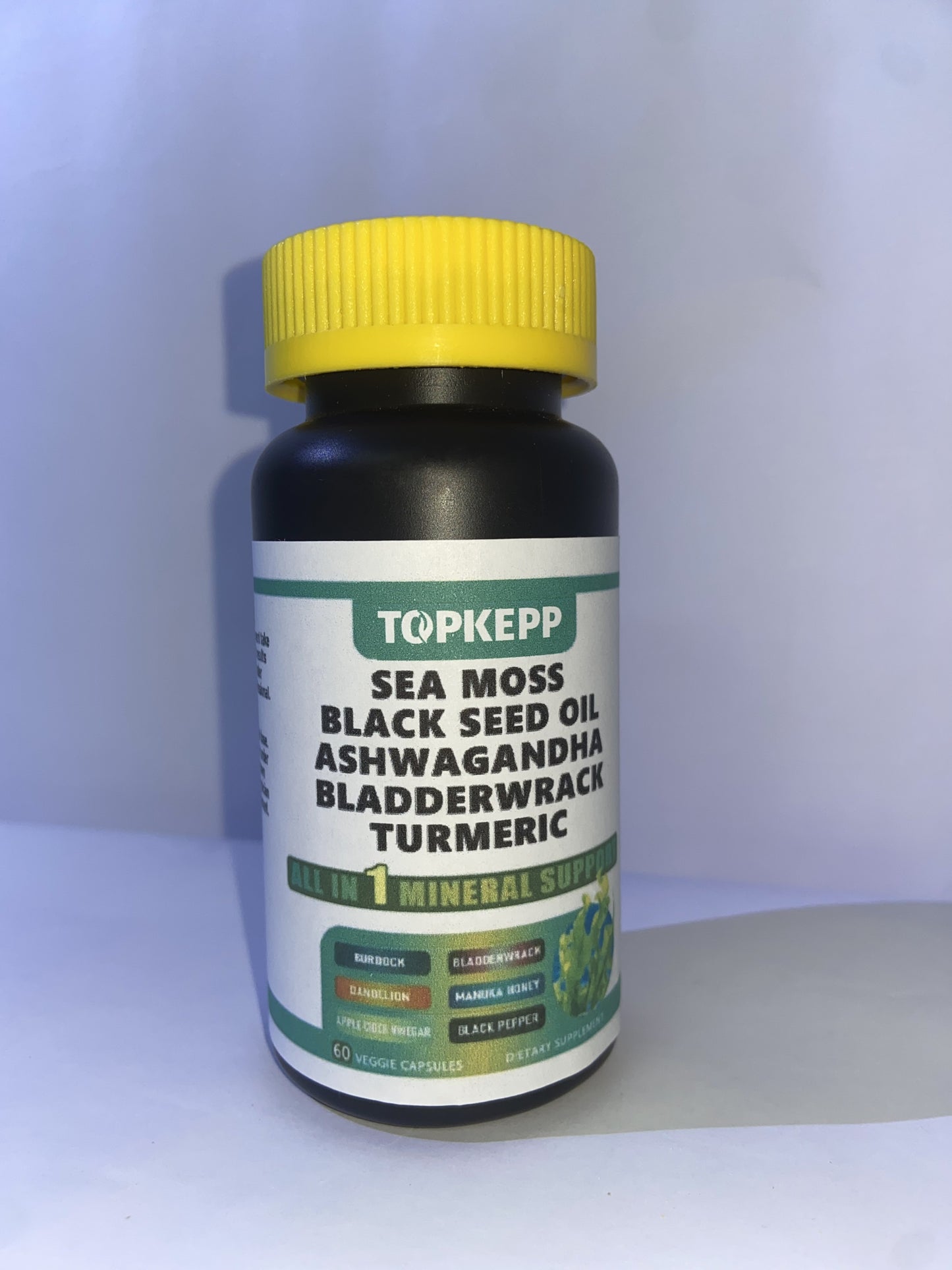 TOPKEPP Fruits & Veggies Supplement - Whole Food Natural Superfoods - Supports Energy Levels,for Women & Men - 60ct