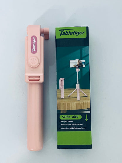 Tabletiger Selfie sticks Selfie Stick Travel Tripod for Cell Phone with Remote Control and Phone Holder, Extendable Selfie Stick ,Tripod for Video Recording
