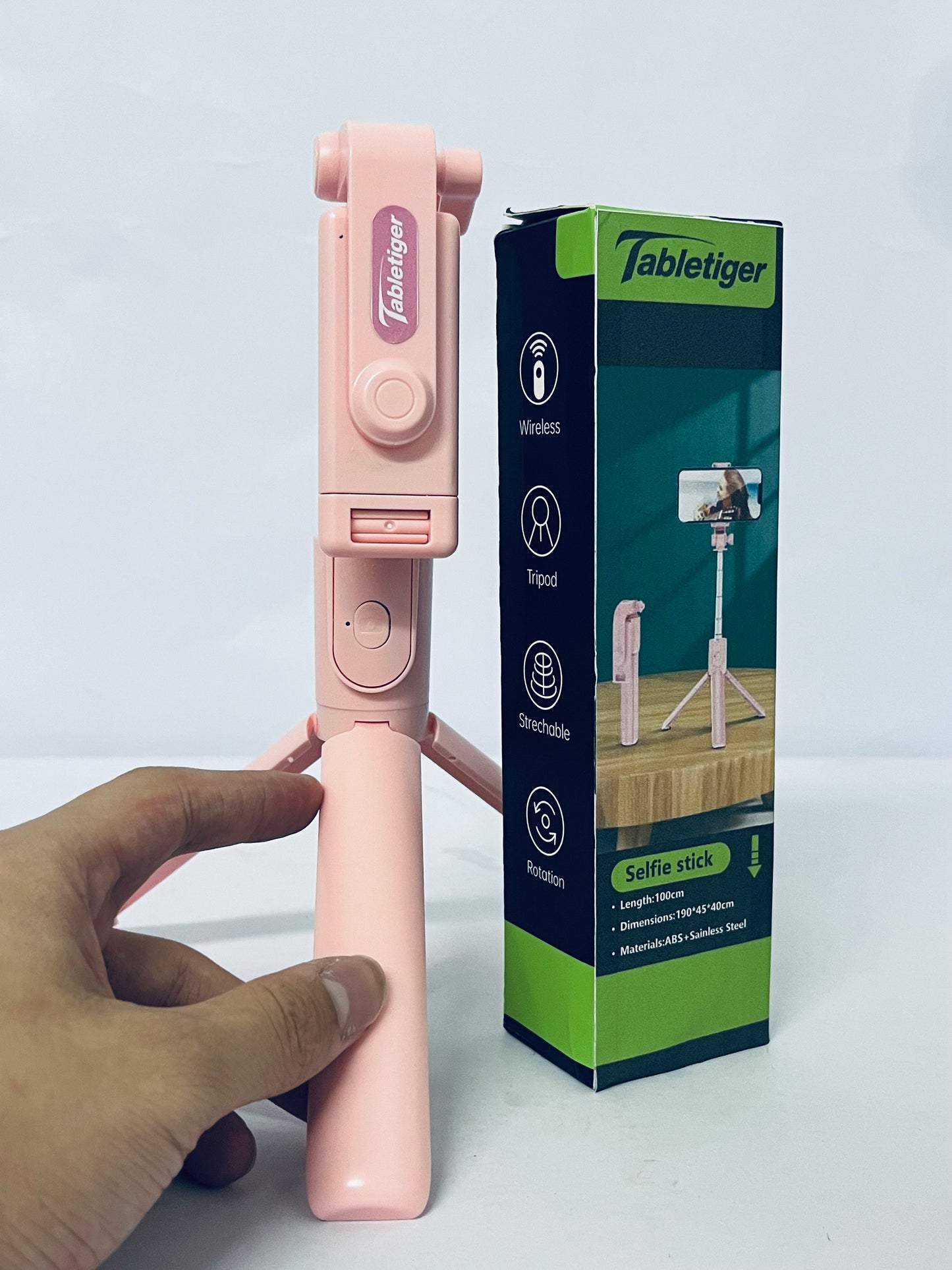 Tabletiger Selfie sticks Selfie Stick Travel Tripod for Cell Phone with Remote Control and Phone Holder, Extendable Selfie Stick ,Tripod for Video Recording