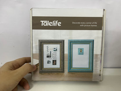 [Talelife Picture frames]-Vintage Distressed Picture Frame - American Country Style Tabletop & Wall-Mountable Frame