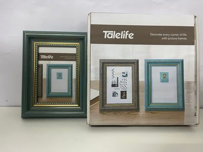[Talelife Picture frames]-Vintage Distressed Picture Frame - American Country Style Tabletop & Wall-Mountable Frame