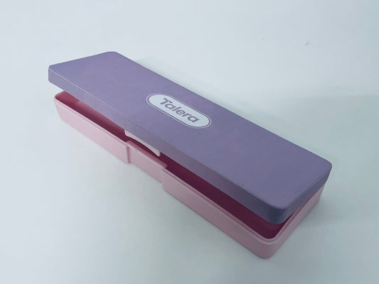 Talera Contrast Color Minimalist Pencil Case Large-Capacity Layered Storage Durable & Shock-Resistant A Stylish Storage Partner for Student Stationery