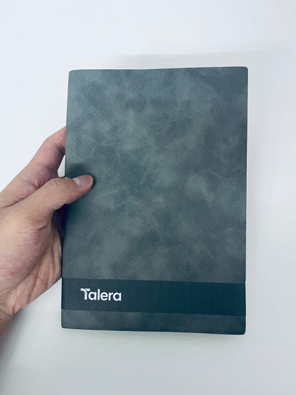 Talera Textured Ink-Pattern Notebook Minimalist & Premium Multi-Purpose Recording An Artistic Writing Companion for Study and Office