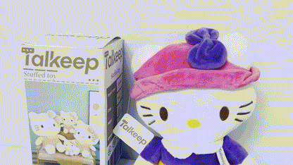Talkeep Plush toys Cute Kitty Cat Plush Toys, Soft Doll Pillow, Stuffed Animal Birthday Gifts for Girls & Kids