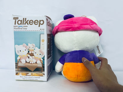 Talkeep Plush toys Cute Kitty Cat Plush Toys, Soft Doll Pillow, Stuffed Animal Birthday Gifts for Girls & Kids