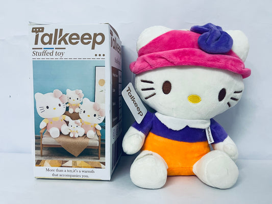 Talkeep Plush toys Cute Kitty Cat Plush Toys, Soft Doll Pillow, Stuffed Animal Birthday Gifts for Girls & Kids